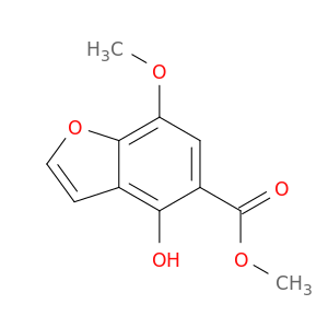 5-Benzofurancarboxylic acid, 4-hydroxy-7-methoxy-, methyl ester