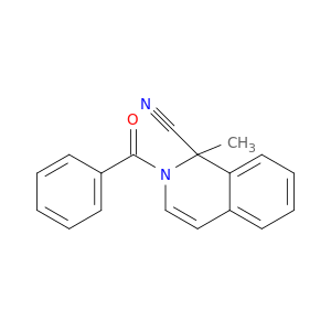1-Isoquinolinecarbonitrile,2-benzoyl-1,2-dihydro-1-methyl-