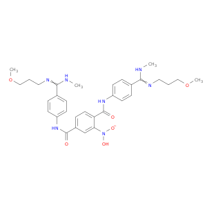 2-(HYDROXY(OXIDO)AMINO)-N~1~,N~4~-BIS(4-(((3-METHOXYPROPYL)IMINO)(METHYLAMINO)METHYL)PHENYL)TEREPHTHALAMIDE