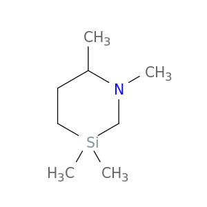 1-Aza-3-silacyclohexane, 1,3,3,6-tetramethyl-