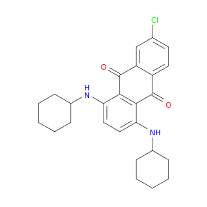 9,10-Anthracenedione, 6-chloro-1,4-bis(cyclohexylamino)-