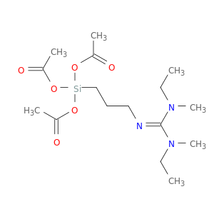 Guanidine, diethyldimethyl-N''-[3-[tris(acetyloxy)silyl]propyl]-