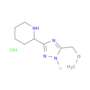 2-[5-(Methoxymethyl)-1H-1,2,4-triazol-3-yl]piperidine Hydrochloride