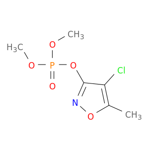 4-chloro-5-methyl-1,2-oxazol-3-yl dimethyl phosphate