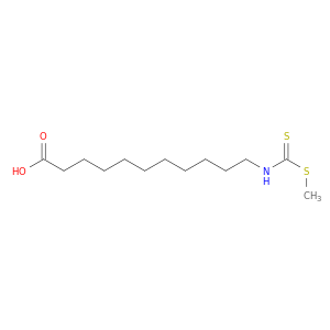 Undecanoic acid, 11-[[(methylthio)thioxomethyl]amino]-