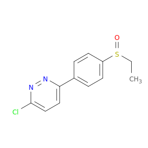 Pyridazine, 3-chloro-6-[4-(ethylsulfinyl)phenyl]-