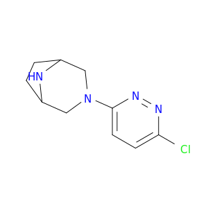 3,8-Diazabicyclo[3.2.1]octane, 3-(6-chloro-3-pyridazinyl)-