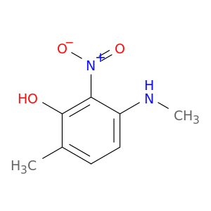 Phenol, 6-methyl-3-(methylamino)-2-nitro-