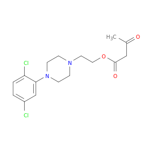 Butanoic acid, 3-oxo-, 2-[4-(2,5-dichlorophenyl)-1-piperazinyl]ethyl ester