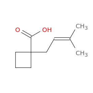 Cyclobutanecarboxylic acid, 1-(3-methyl-2-butenyl)-