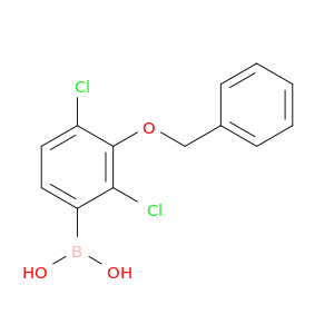 B-[2,4-二氯-3-(苯基甲氧基)苯基]硼酸