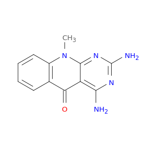Pyrimido[4,5-b]quinolin-5(10H)-one, 2,4-diamino-10-methyl-