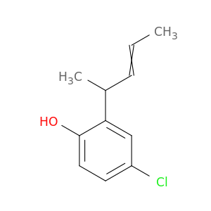 Phenol, 4-chloro-2-(1-methyl-2-butenyl)-