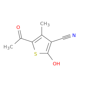 3-Thiophenecarbonitrile,5-acetyl-2-hydroxy-4-methyl-