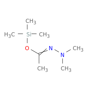 Ethanehydrazonic acid, N,N-dimethyl-, trimethylsilyl ester