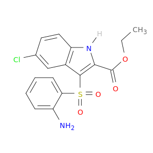 ethyl 3-[(2-aminophenyl)sulfonyl]-5-chloro-1h-indole-2-carboxylate