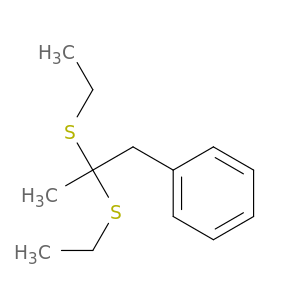 Benzene, [2,2-bis(ethylthio)propyl]-
