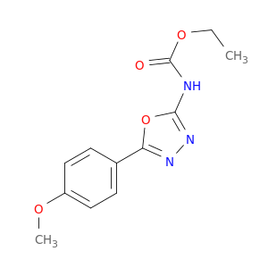 Carbamic acid, [5-(4-methoxyphenyl)-1,3,4-oxadiazol-2-yl]-, ethyl ester