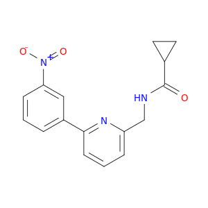 Cyclopropanecarboxamide, N-[[6-(3-nitrophenyl)-2-pyridinyl]methyl]-