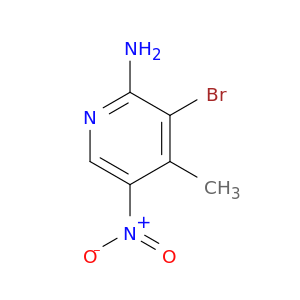 3-溴-4-甲基-5-硝基吡啶-2-胺