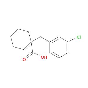 1-[(3-氯苯基)甲基]环己烷-1-羧酸