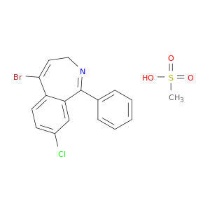 3H-2-Benzazepine, 5-bromo-8-chloro-1-phenyl-, methanesulfonate