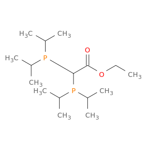 Acetic acid, bis[bis(1-methylethyl)phosphino]-, ethyl ester