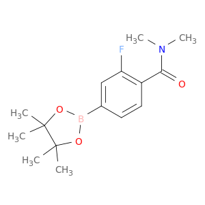 2-氟-N,N-二甲基-4-(4,4,5,5-四甲基-1,3,2-二氧杂硼烷-2-基)苯甲酰胺
