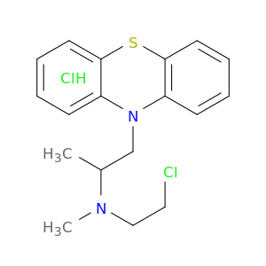 10H-Phenothiazine-10-ethanamine,N-(2-chloroethyl)-N,a-dimethyl-, hydrochloride (1:1)
