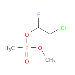 Phosphonic acid, methyl-, 2-chloro-1-fluoroethyl methyl ester