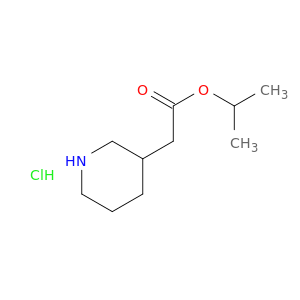 Propan-2-yl 2-(piperidin-3-yl)acetate hydrochloride