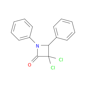 2-Azetidinone, 3,3-dichloro-1,4-diphenyl-