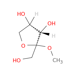(2S,3S,4S)-2-(hydroxymethyl)-2-methoxy-oxolane-3,4-diol
