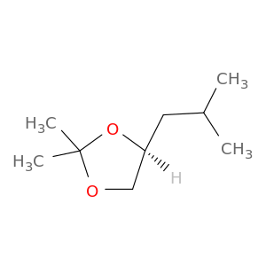 1,3-Dioxolane, 2,2-dimethyl-4-(2-methylpropyl)-, (S)-