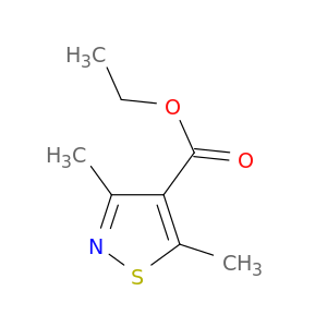 4-Isothiazolecarboxylic acid, 3,5-dimethyl-, ethyl ester