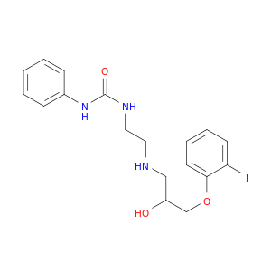 Urea, N-[2-[[2-hydroxy-3-(2-iodophenoxy)propyl]amino]ethyl]-N'-phenyl-