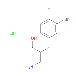 3-Amino-2-[(3-bromo-4-fluorophenyl)methyl]propan-1-ol hydrochloride
