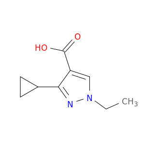 3-Cyclopropyl-1-ethyl-1H-pyrazole-4-carboxylic Acid