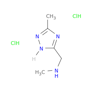 methyl[(3-methyl-1H-1,2,4-triazol-5-yl)methyl]amine dihydrochloride