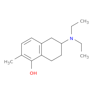 1-Naphthalenol,6-(diethylamino)-5,6,7,8-tetrahydro-2-methyl-, hydrobromide (1:1)