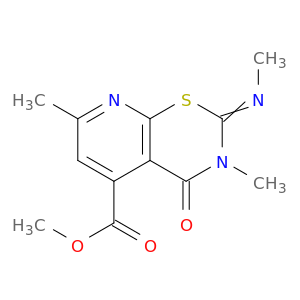 METHYL 3,8-DIMETHYL-9-METHYLIMINO-7-OXO-10-THIA-2,8-DIAZABICYCLO[4.4.0]DECA-1,3,5-TRIENE-5-CARBOXYLATE