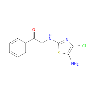 Ethanone, 2-[(5-amino-4-chloro-2-thiazolyl)amino]-1-phenyl-