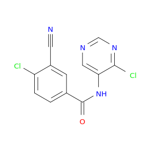 Benzamide, 4-chloro-N-(4-chloro-5-pyrimidinyl)-3-cyano-