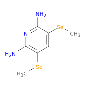 2,6-Pyridinediamine, 3,5-bis(methylseleno)-