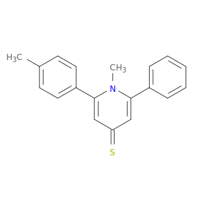 4(1H)-Pyridinethione, 1-methyl-2-(4-methylphenyl)-6-phenyl-