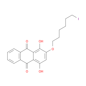 9,10-Anthracenedione, 1,4-dihydroxy-2-[(6-iodohexyl)oxy]-