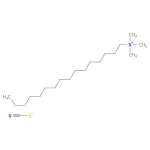 1-Hexadecanaminium, N,N,N-trimethyl-, thiocyanate