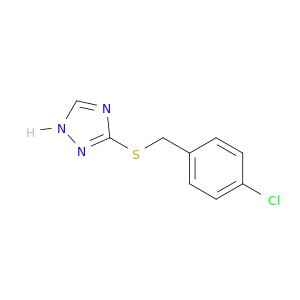 3-[(4-氯苄基)硫代]-1H-1,2,4-三唑
