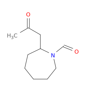 1H-Azepine-1-carboxaldehyde, hexahydro-2-(2-oxopropyl)-