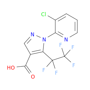 1-(3-chloropyridin-2-yl)-5-(pentafluoroethyl)-1H-pyrazole-4-carboxylic acid
